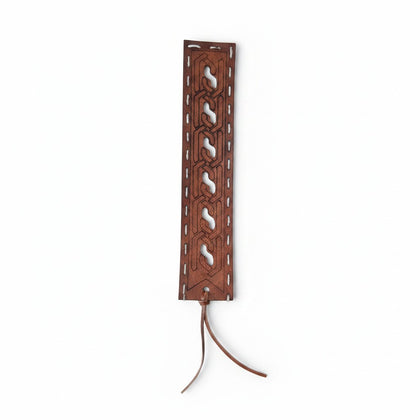 Genuine Leather Laser Engraved Bookmark | Assorted Designs | 1 Piece